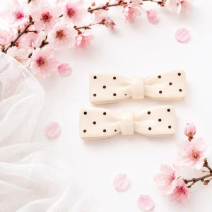 گیره مو رزینی طرح پاپیون